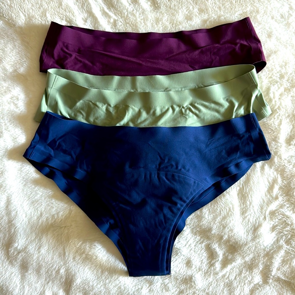 Knix Leakproof No-Show Bikini size small set of 3 new no tags